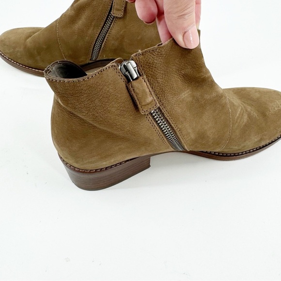 ✅ EILEEN FISHER Billie Ankle Boots BROWN SUEDE SIZE 8.5 - Picture 6 of 7